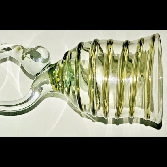 Vintage Peter Bramhall Hand Blown Goblet Chalice 3-19-1979 Original Owner - Picture 3 of 8